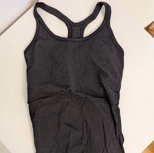 Lululemon Ebb To Street Black Racerback Tank Top